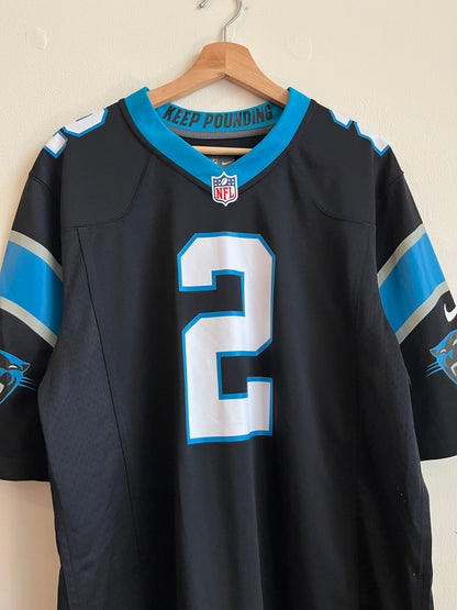 2022 Carolina Panthers David Moore Home Jersey (M)