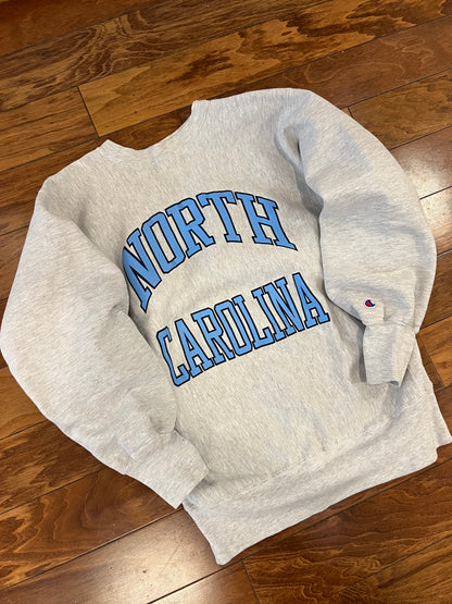90s UNC North Carolina Vintage Champion Reverse Weave Crewneck (XL)