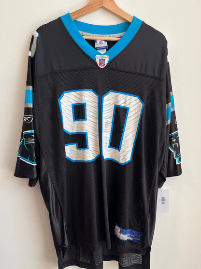 00s Carolina Panthers Julius Peppers Home Jersey (XL)
