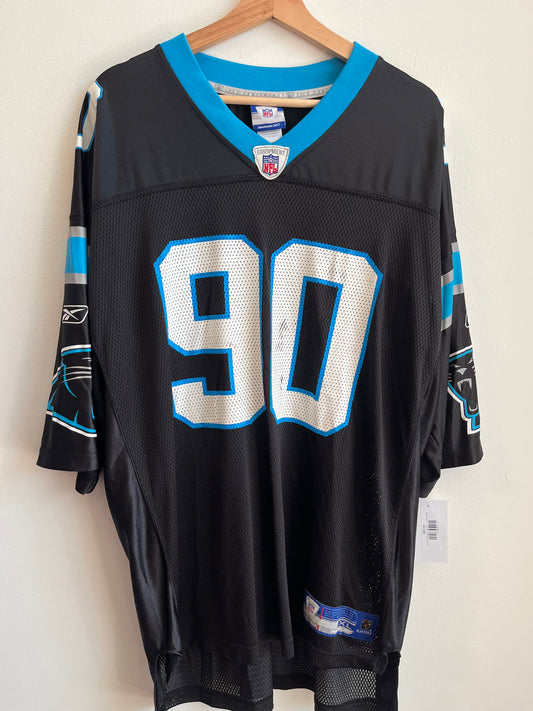 00s Carolina Panthers Julius Peppers Home Jersey (XL)