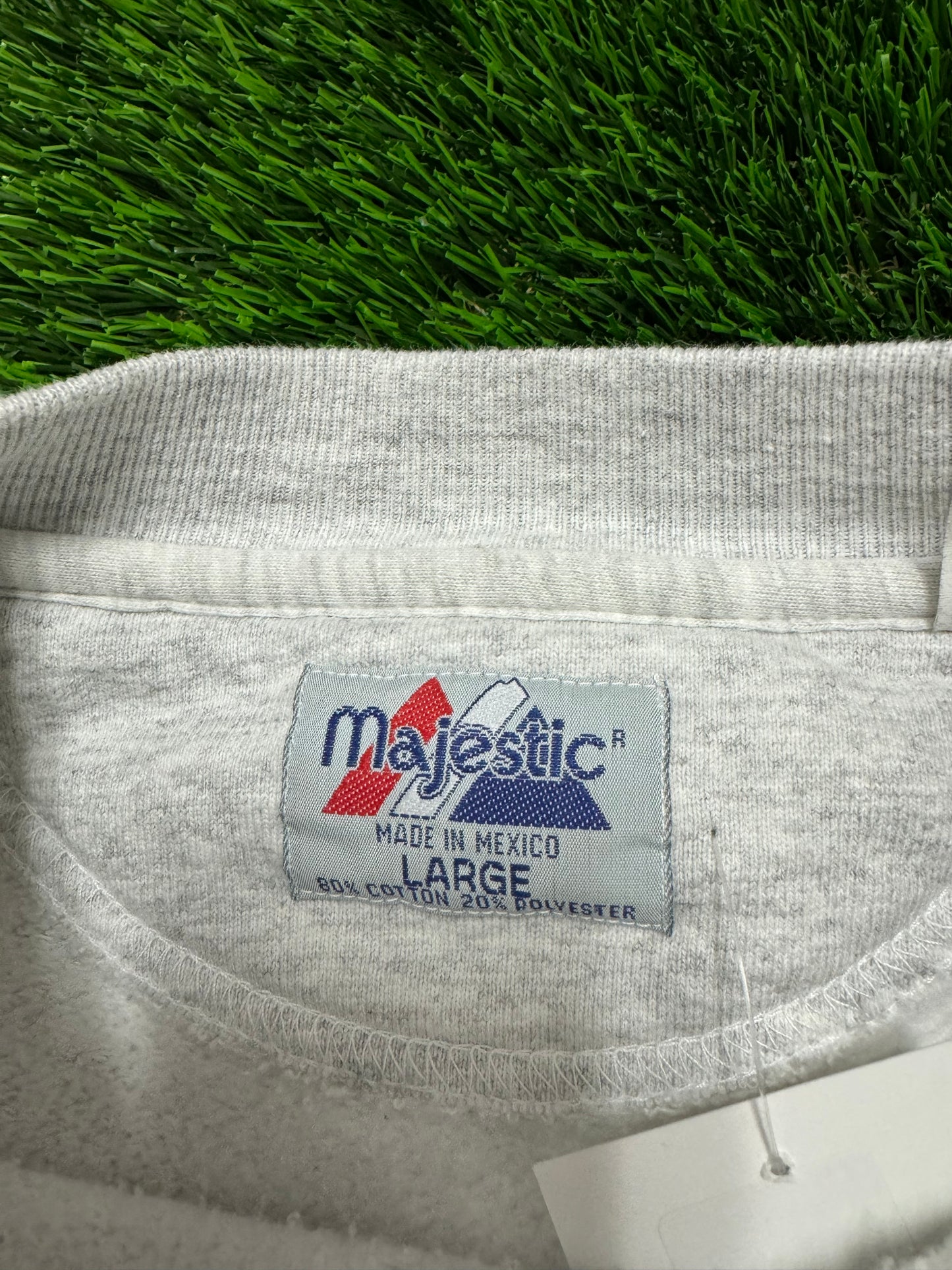 Green Bay Packers Embroidered NFL Majestic Crewneck (L)