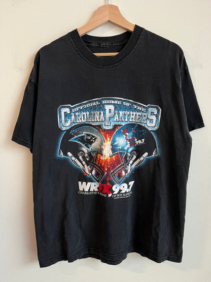 2000 Carolina Panthers WRFX 99.7 Radio Tee (L)