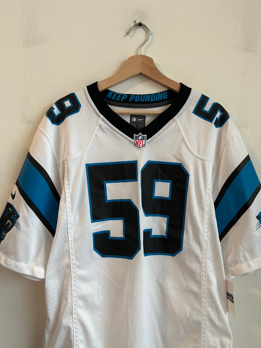 2016 Carolina Panthers Luke Kuechly Nike Away Jersey (L)