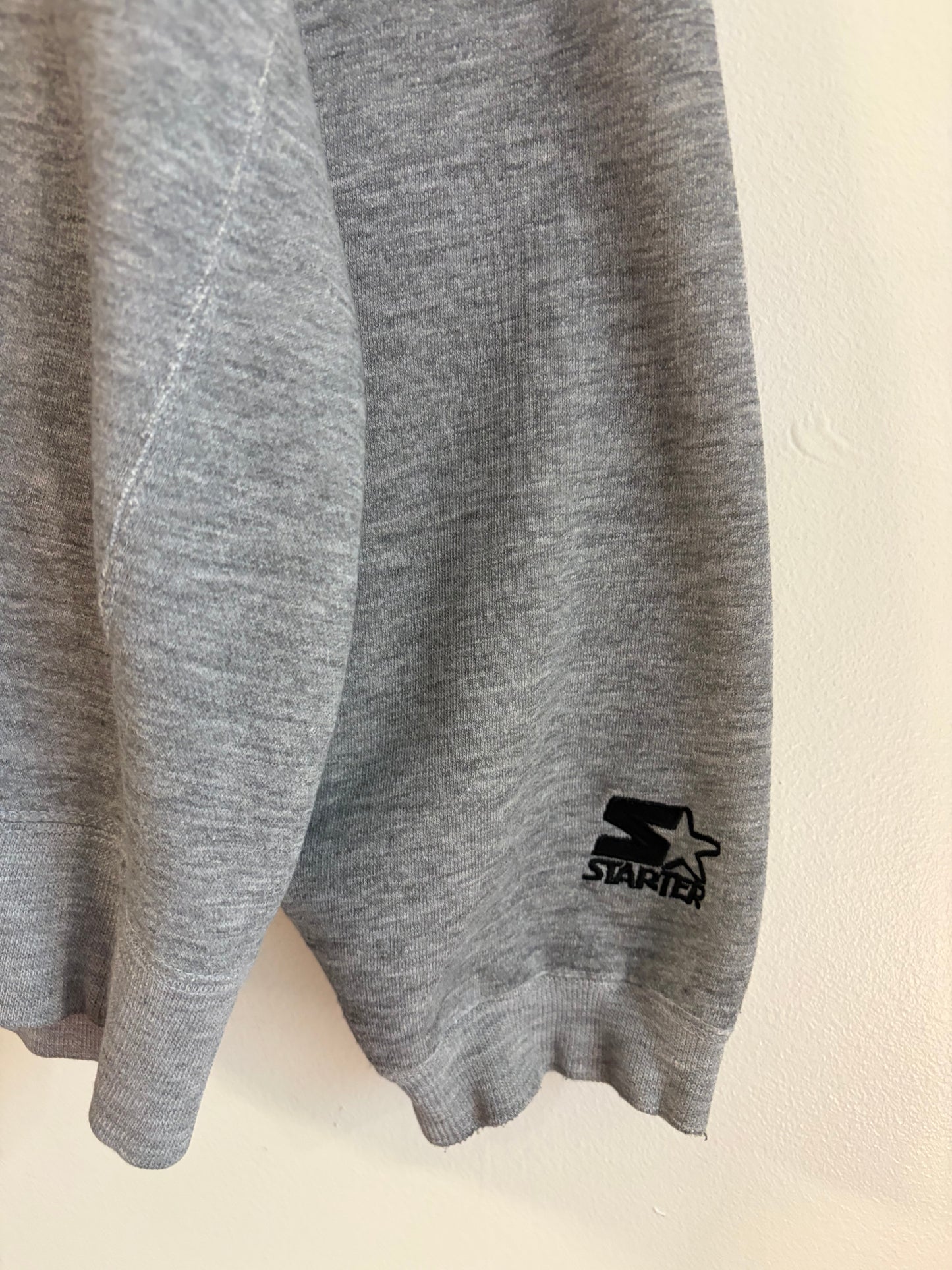90s Carolina Panthers Embroidered Starter Crewneck (L)