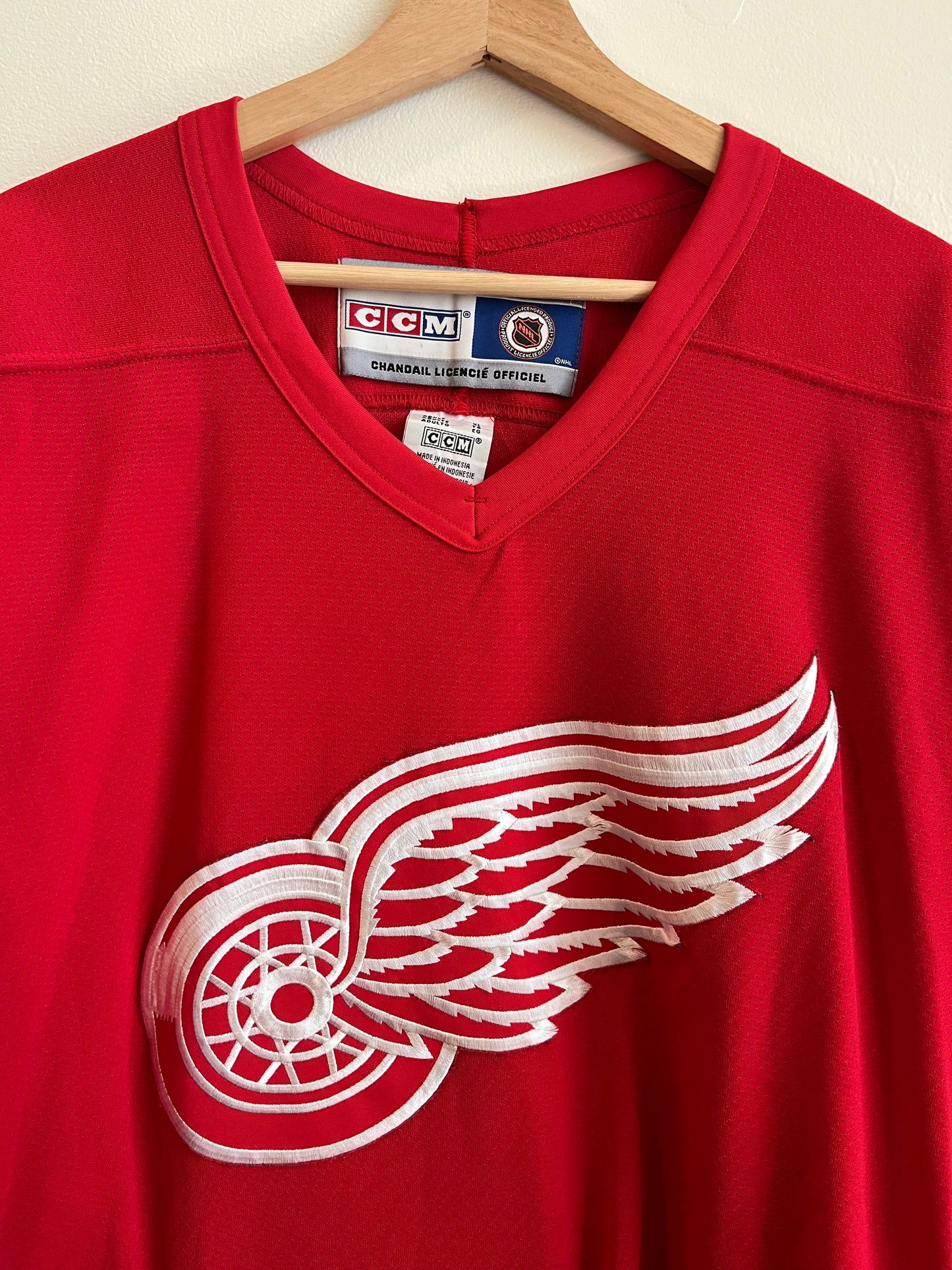 90s Detroit Red Wings CCM Hockey Jersey (XL)