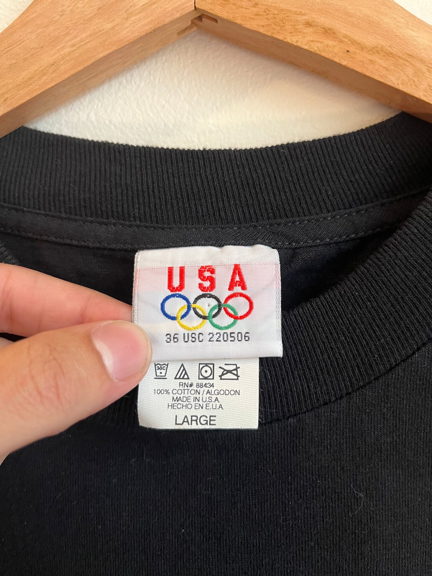 90s USA Olympics Flag Tee (L)