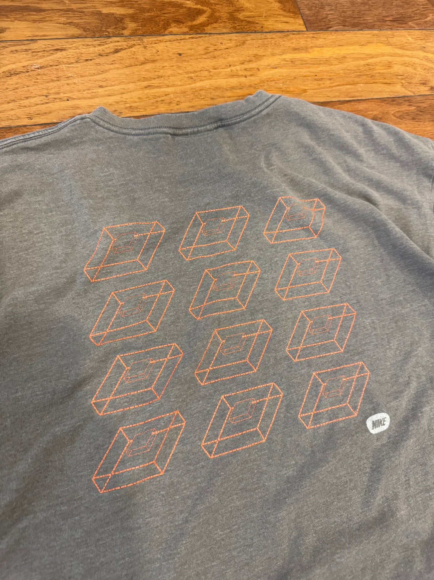 2001 Nike Square Geometric Tee (L)