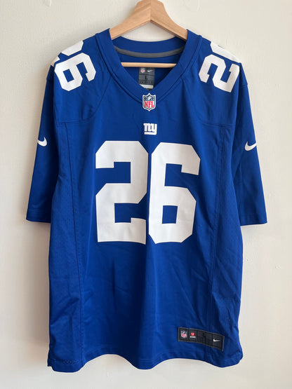 2015 New York Giants Saquon Barkley Nike Jersey (L)