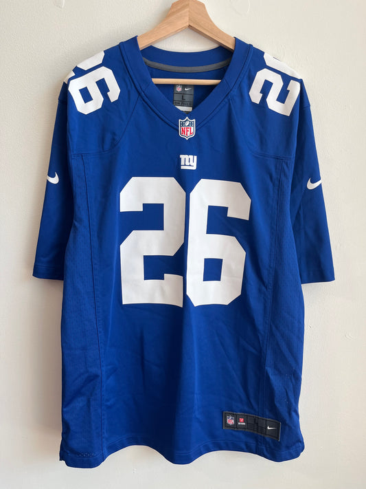 2015 New York Giants Saquon Barkley Nike Jersey (L)