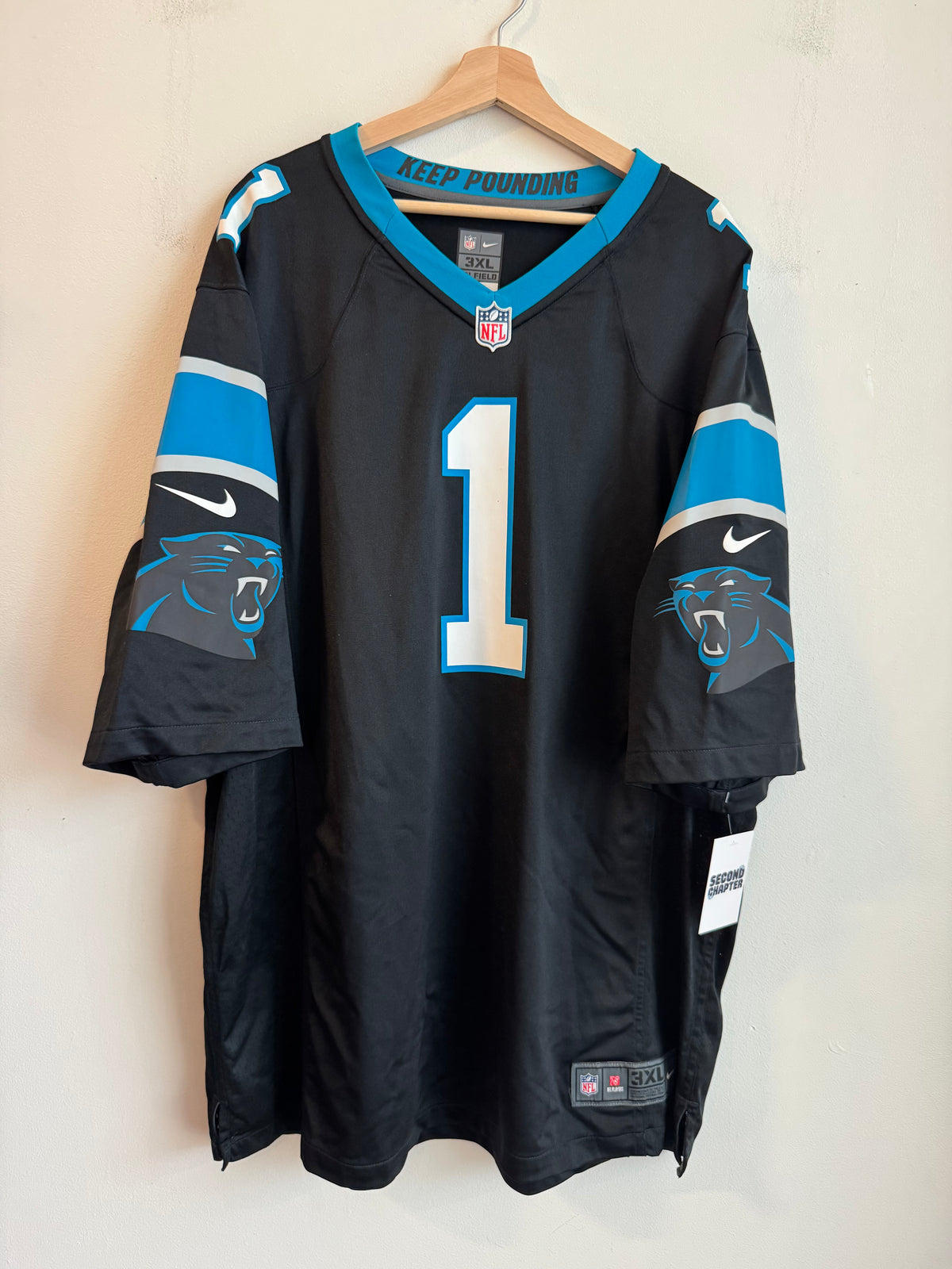 2010s Carolina Panthers Cam Newton Nike Home Jersey (XXXL)