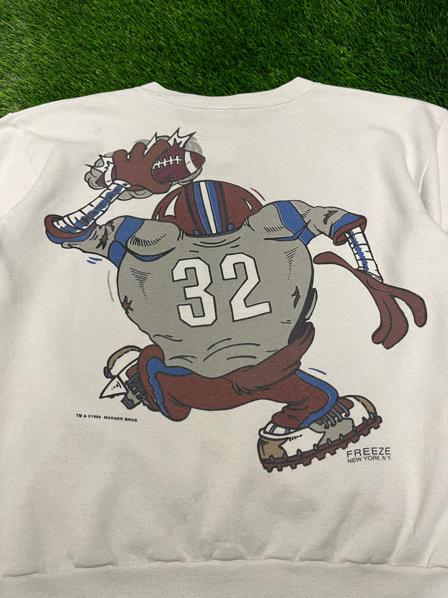 1994 Taz Defense Football AOP Crewneck (XL)