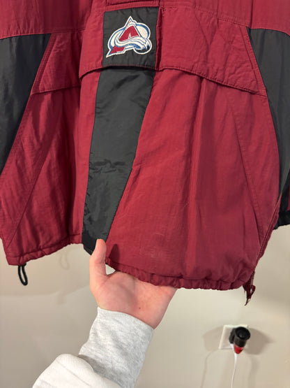 90s Colorado Avalanche Vintage NHL Starter Puffer Jacket (XL)