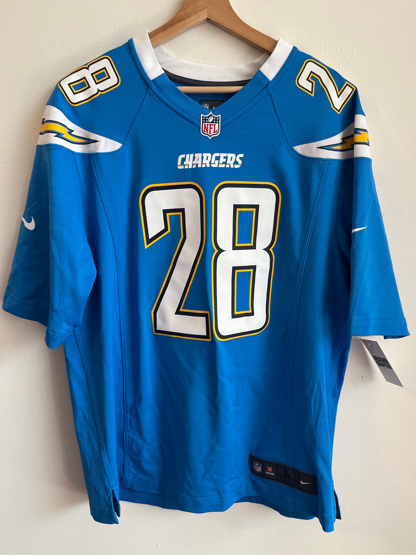 2012 Los Angeles Chargers Melvin Gordon #28 Nike NFL Jersey (L)