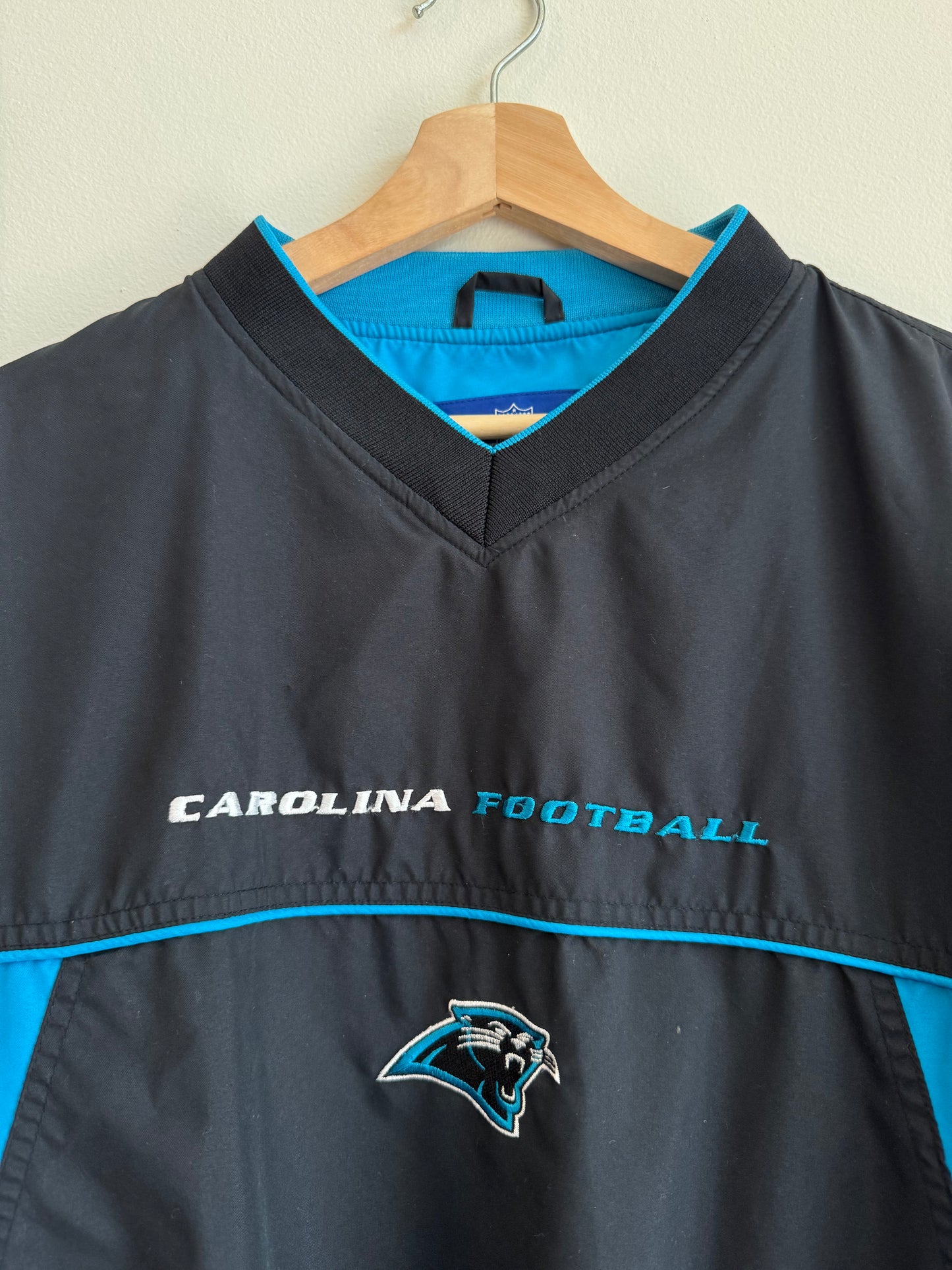 00s Carolina Panthers NFL On Field Reebok Windbreaker (L)