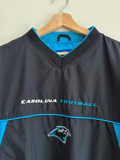 00s Carolina Panthers NFL On Field Reebok Windbreaker (L)