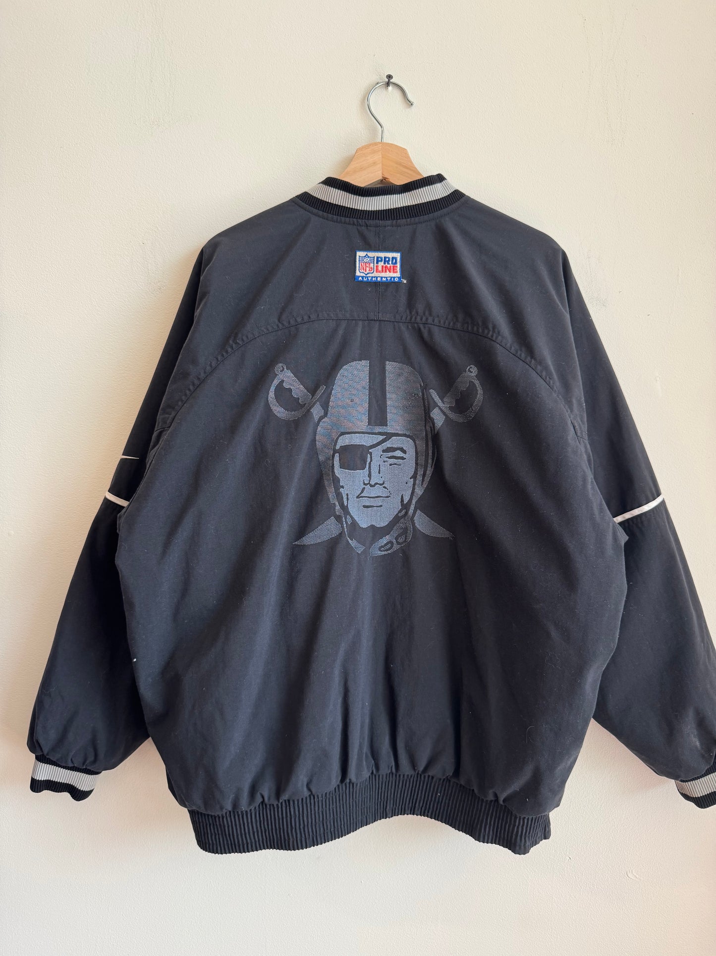 90s Oakland Raiders Nike Pro Line Jacket (L)