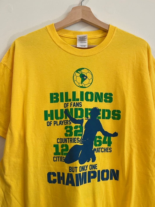 2010s Brazil World Cup Soccer Tee (L)