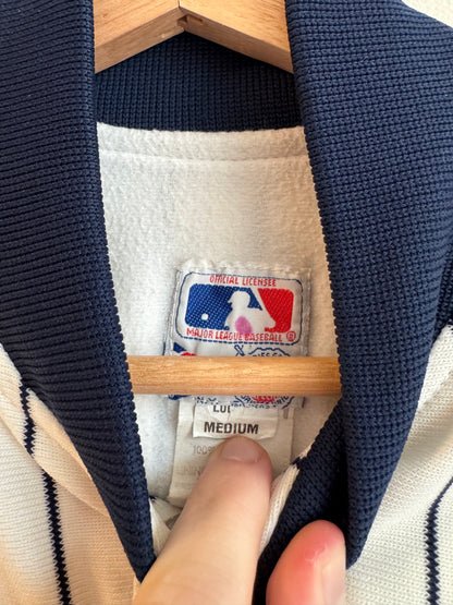 80s Chicago White Sox Vintage Pinstripe Coach Jacket (M)