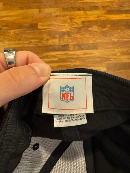 00s Carolina Panthers NFL Velcro Strap Logo Hat (OS)