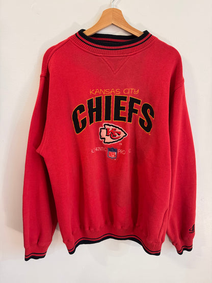 1990s Kansas City Chiefs Logo Athletic Pro Line Crewneck (XL)