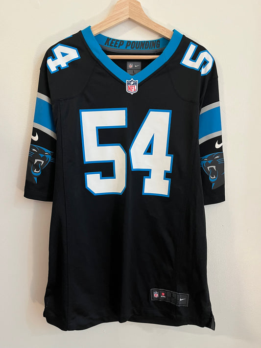 2010s Carolina Panthers Shaq Thompson Home Nike Jersey (L)