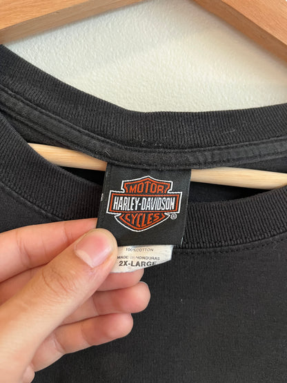 2018 Harley Davidson Sturgis Rapid City Faded Pocket Tee (XXL)