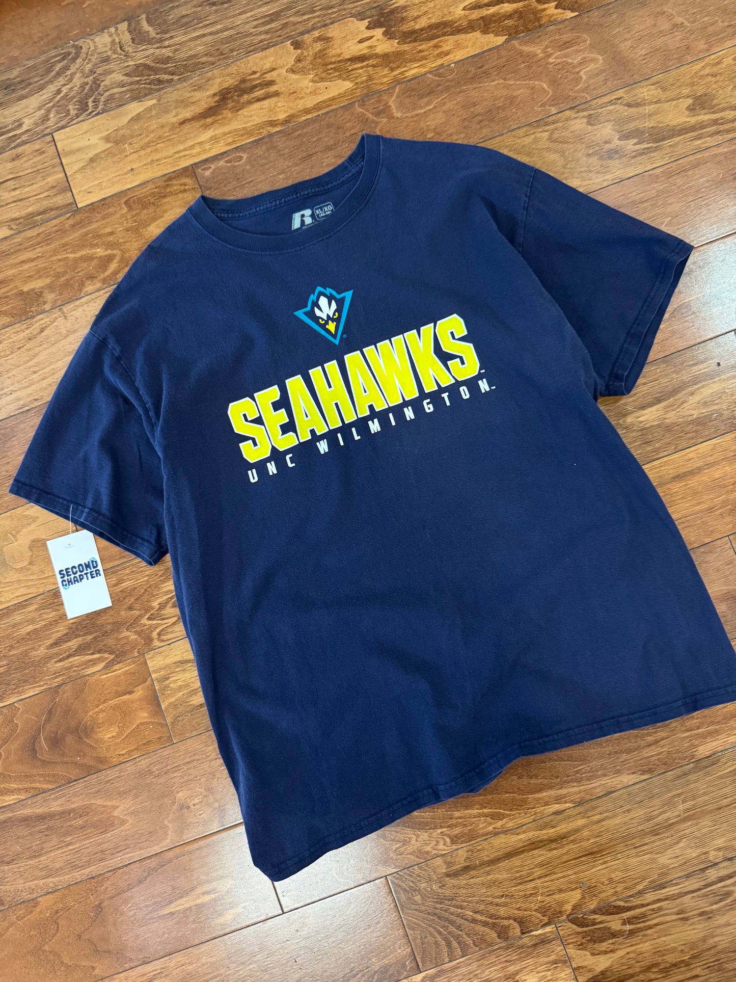 2010s UNCW Wilmington Seahawks Russell Tee (XL)