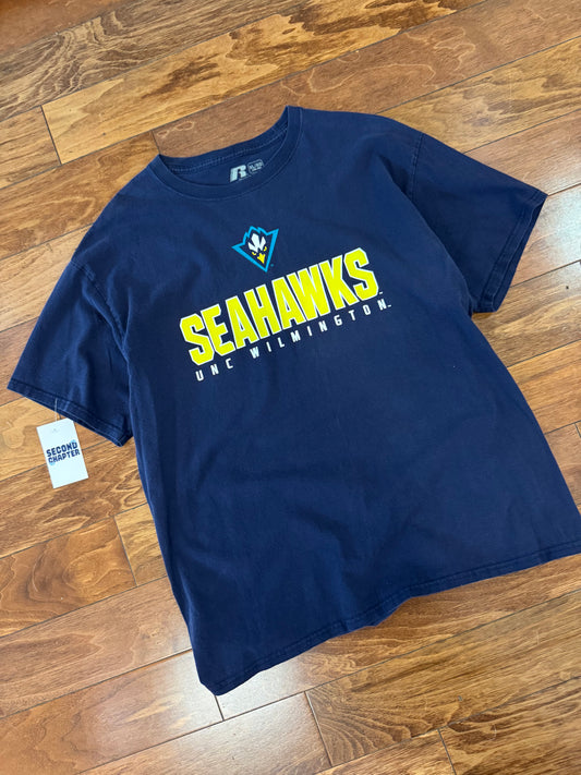 2010s UNCW Wilmington Seahawks Russell Tee (XL)