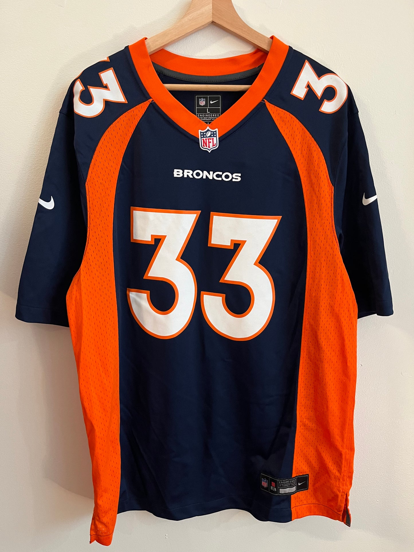 2023 Denver Broncos Javonte Williams Nike Jersey (L)