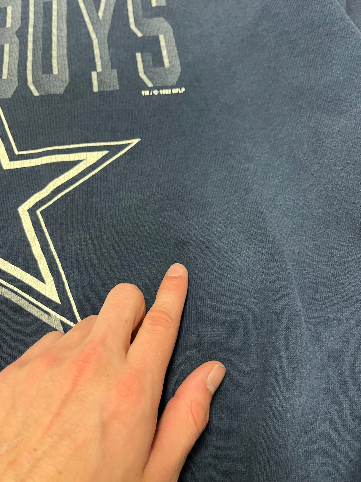 1992 Dallas Cowboys Faded Artex Crewneck (XL)
