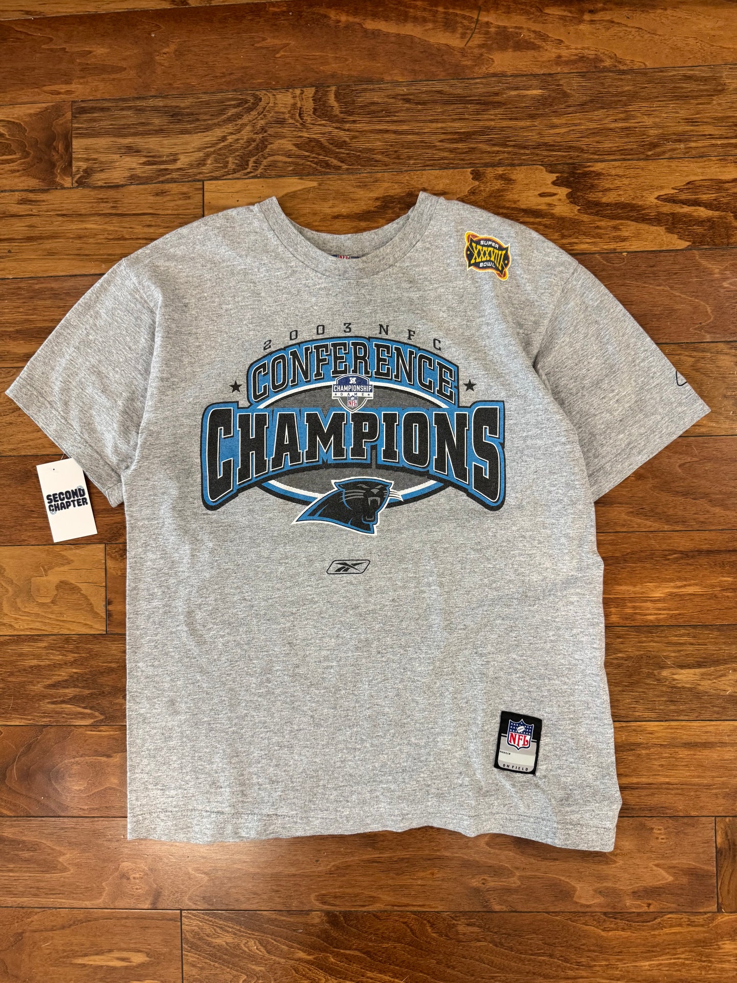 2003 Carolina Panthers Conference Champs Tee (M)