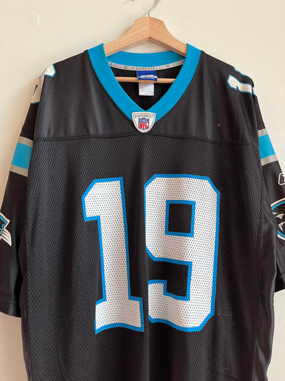00s Carolina Panthers Keyshawn Johnson Reebok Home Jersey (L)