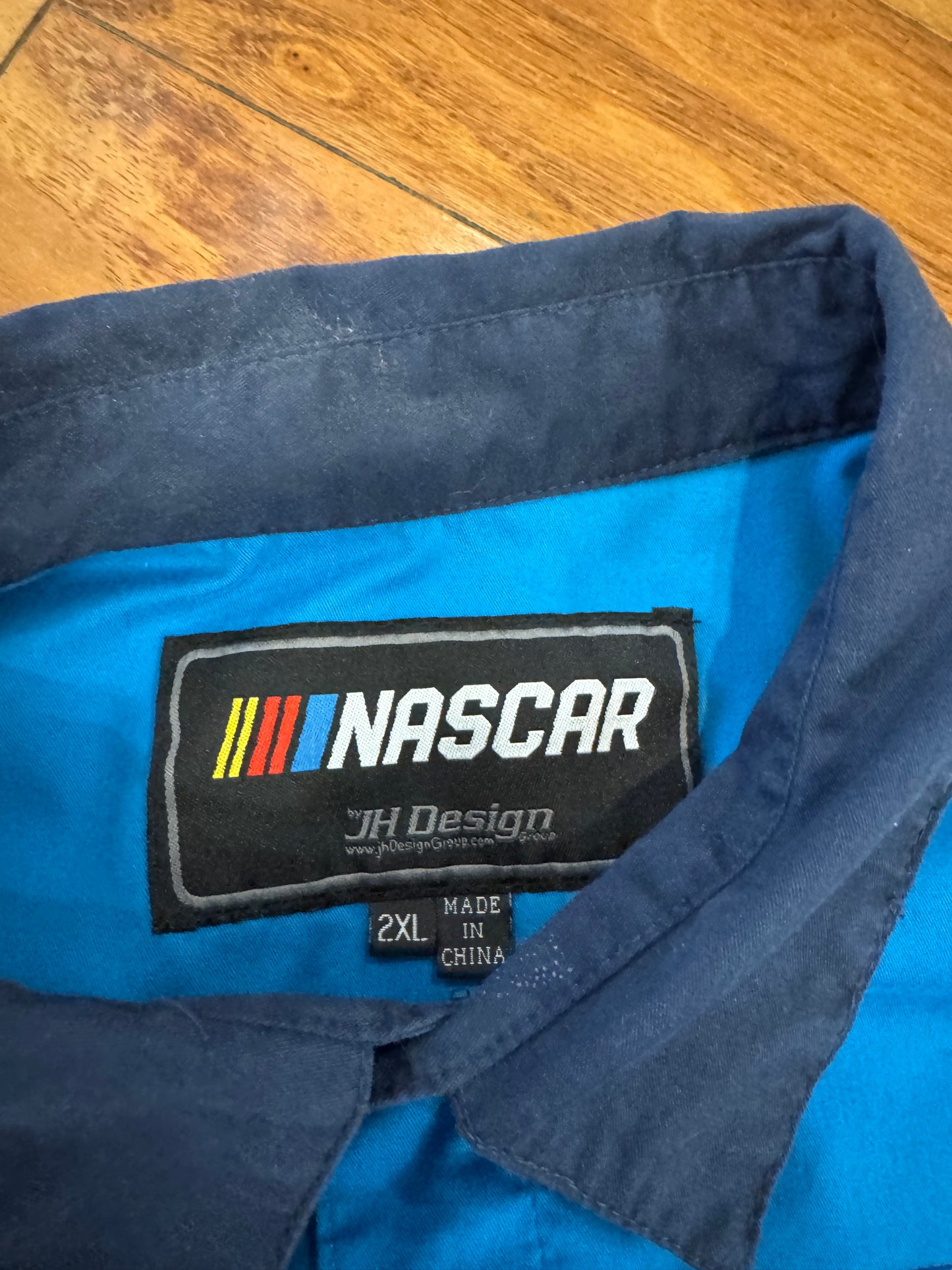 00s Nascar Busch Beer Mechanic Shirt (XXL)