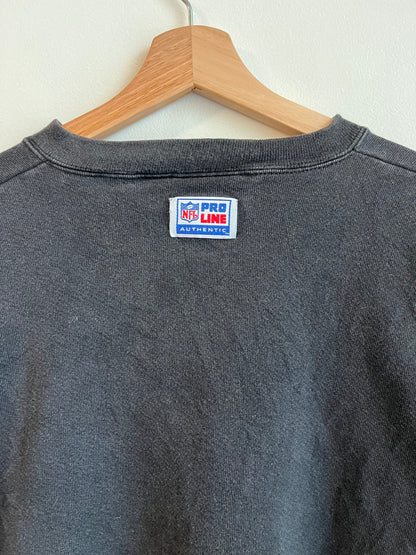 1993 Carolina Panthers Logo Athletic Faded Crewneck (XL)