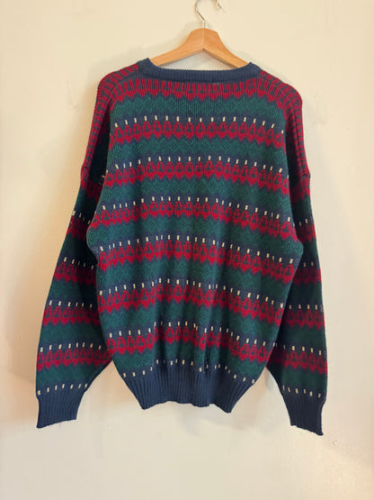 90s Stoneriver Striped Essential Sweater (XL)