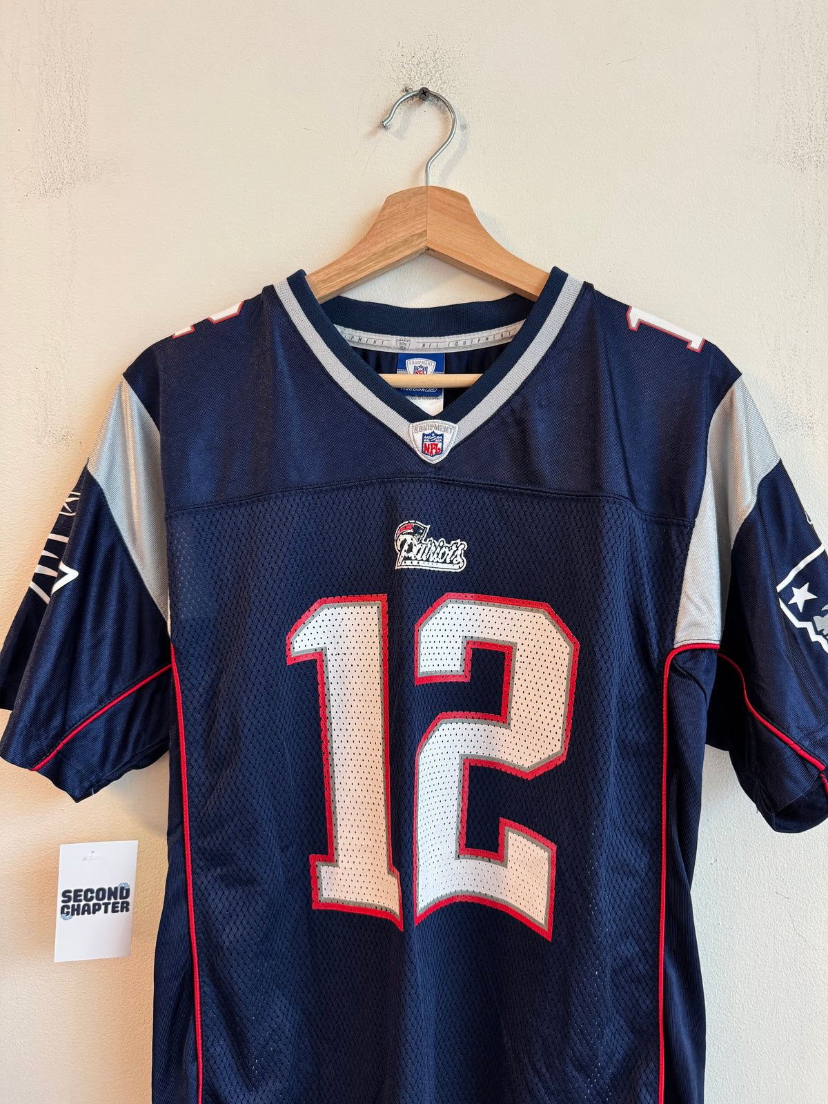 00s New England Patriots Tom Brady Reebok Home Jersey (Youth XL)