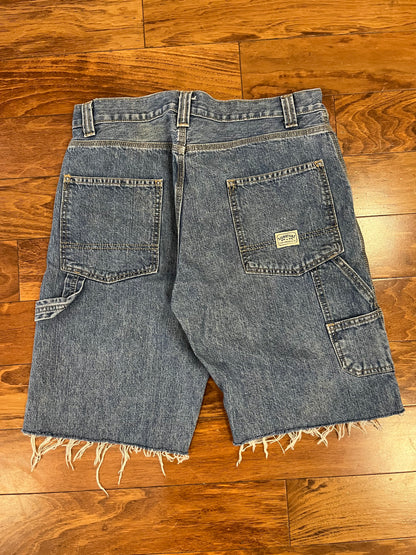 00s Levi Strauss Distressed Carpenter Shorts (32)