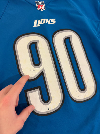 2012 Nike Detroit Lions Ndamukong Suh #90 Jersey (XXL)
