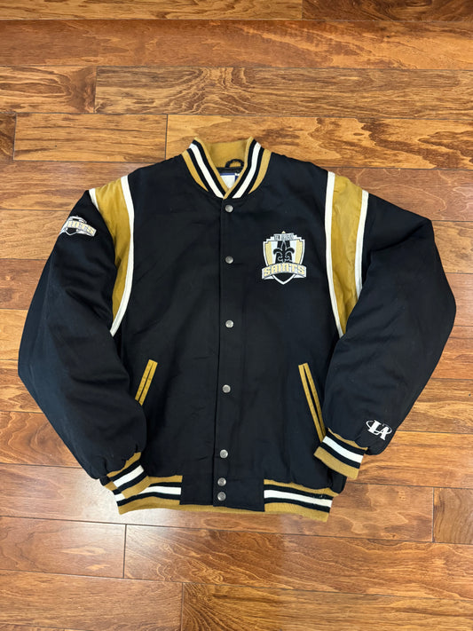 90s New Orleans Saints Vintage Logo Athletic Varsity Jacket (M)