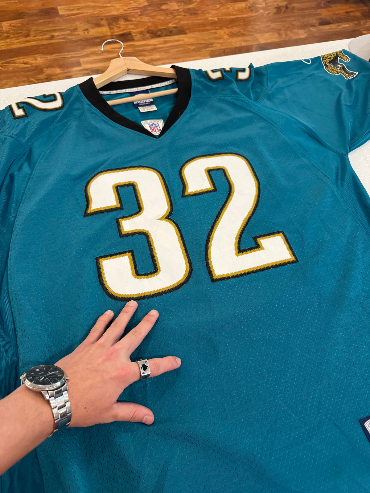 2008 Jacksonville Jaguars Maurice Jones-Drew Stitched Reebok Jersey (XL)