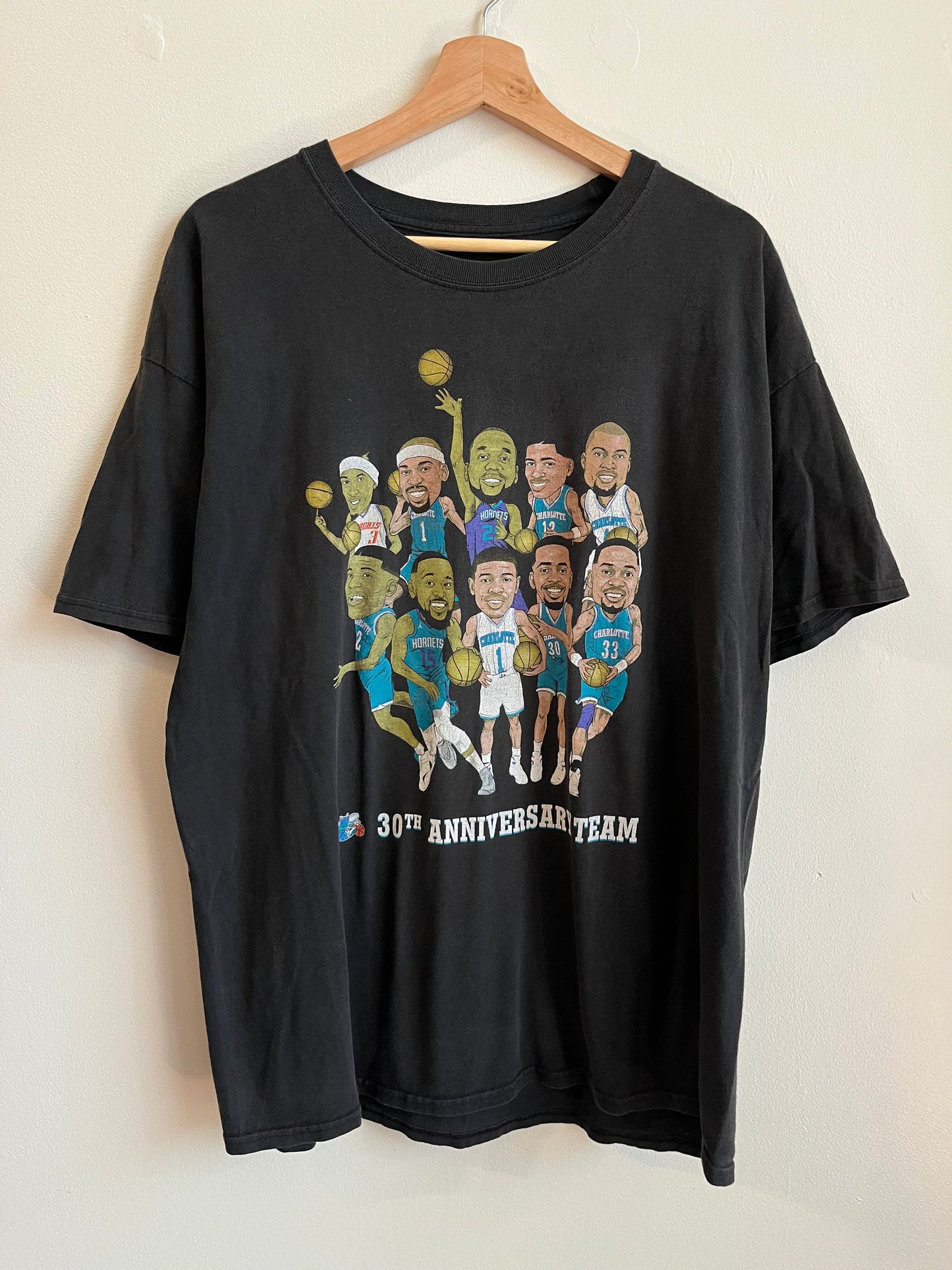 2010s Charlotte Hornets 30th Anniversary Team Tee (XL)