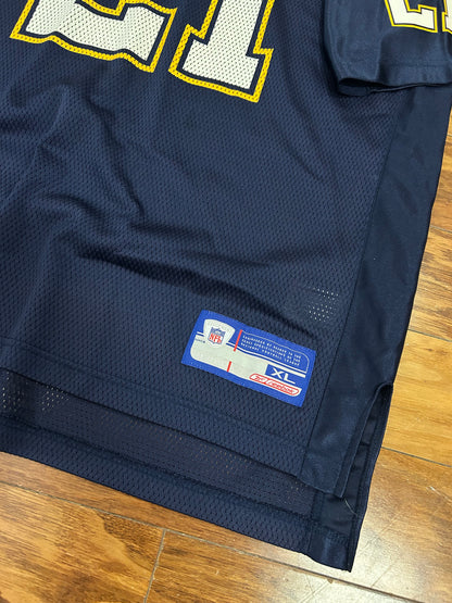 00s San Diego Chargers LaDainian Tomlinson #21 Vintage NFL Reebok Jersey (XL)