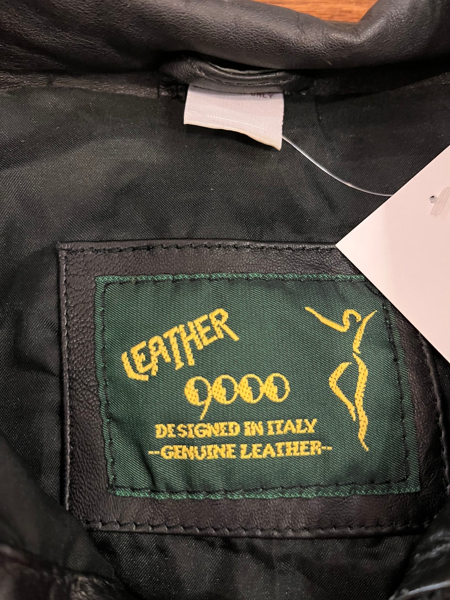 90s I Love Jesus Italian Leather Vintage Jacket (XXL)