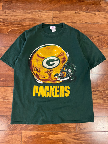 2005 Green Bay Packers Helmet Tee (L)