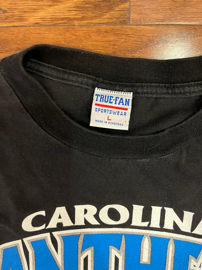 1996 Carolina Panthers True Fan Helmet Tee (L)