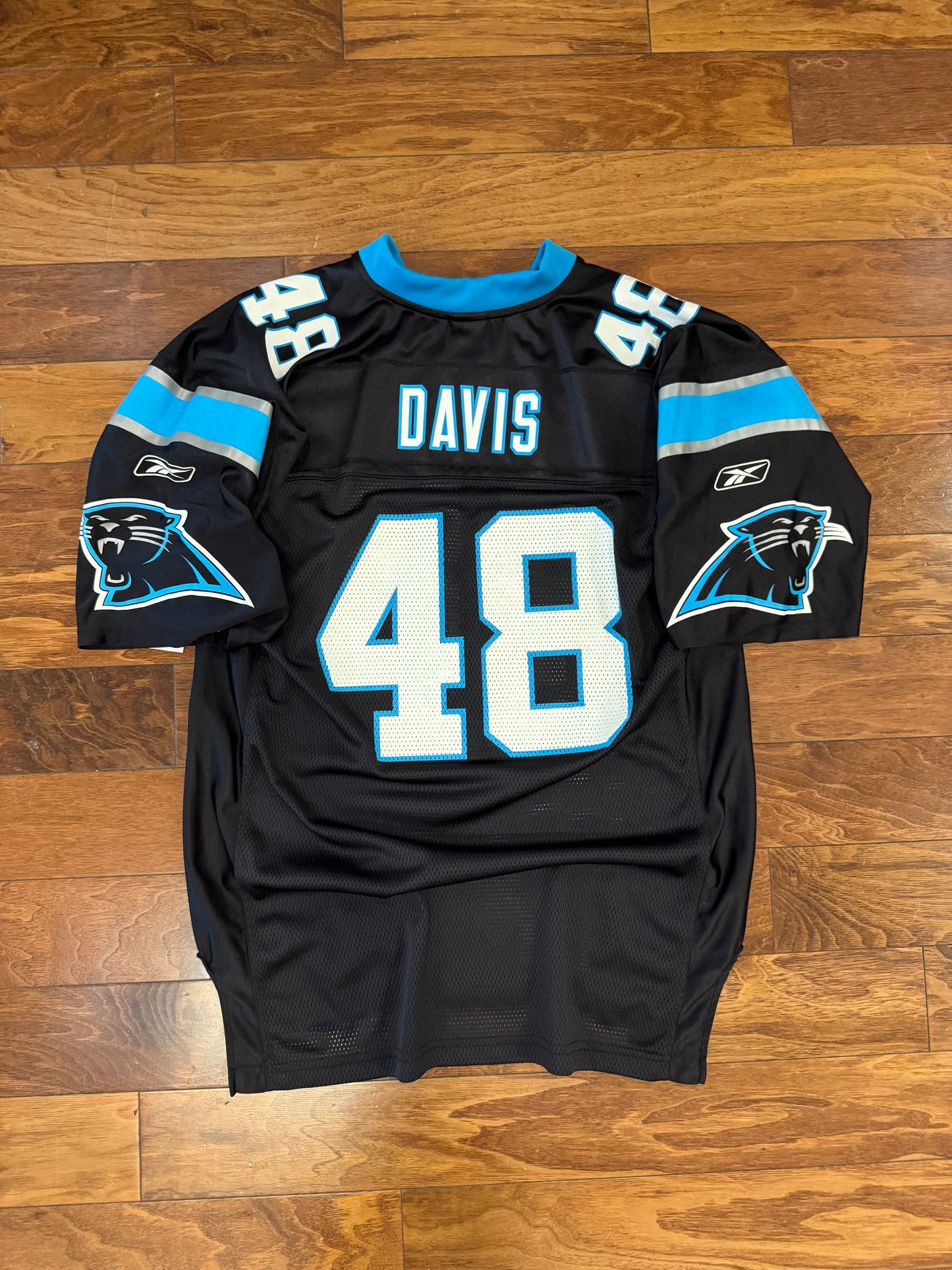 00s Carolina Panthers Stephen Davis Home Jersey (L)