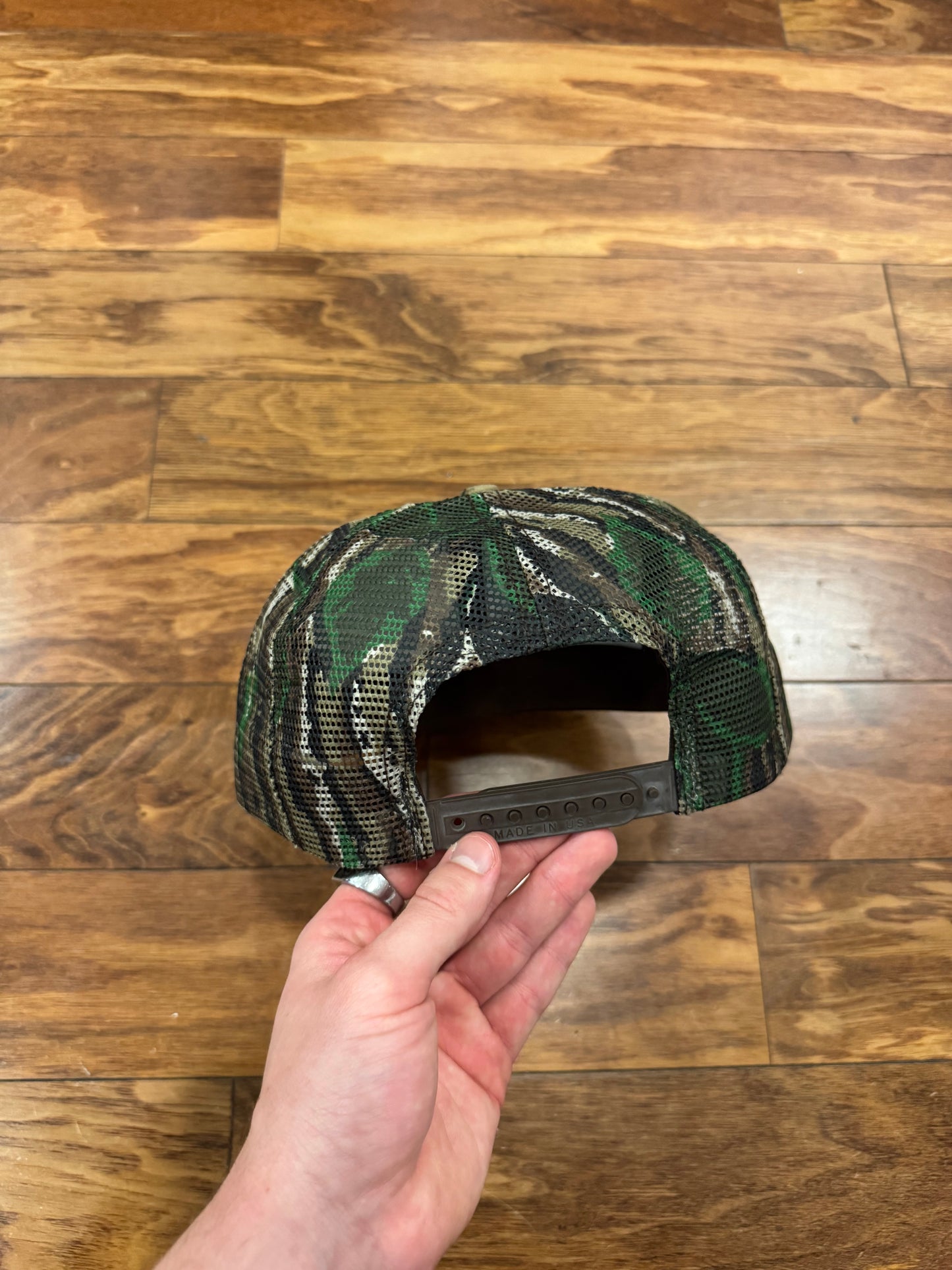 80s Camo Realtree Trucker Hat (OS)