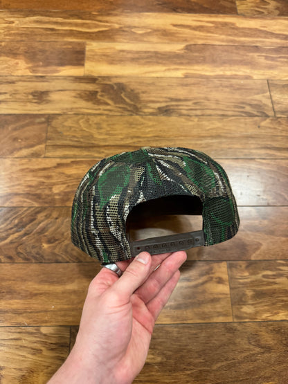 80s Camo Realtree Trucker Hat (OS)