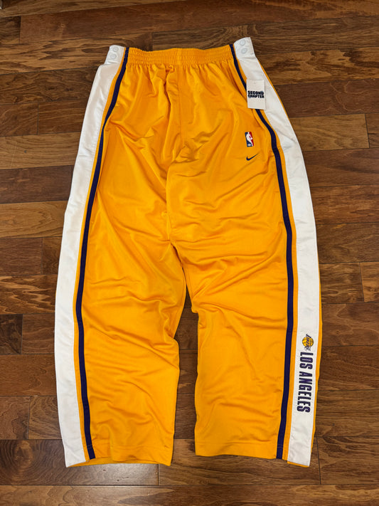 00s LA Lakers Vintage Nike Team Breakaway Track Pants (XXL)