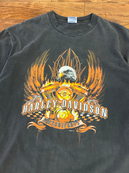 2004 Harley Motorsports Flames Tee (XL)